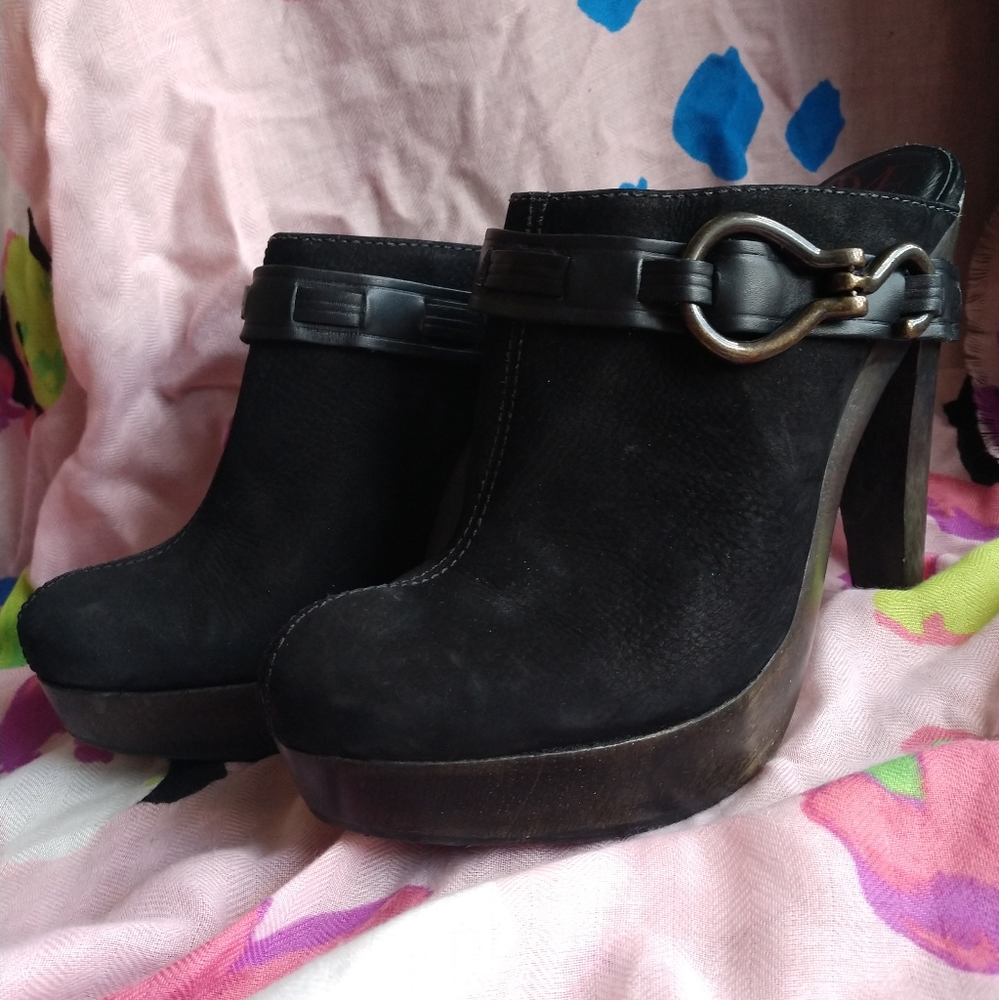 DVF Clog Slip-on Heels Size 8